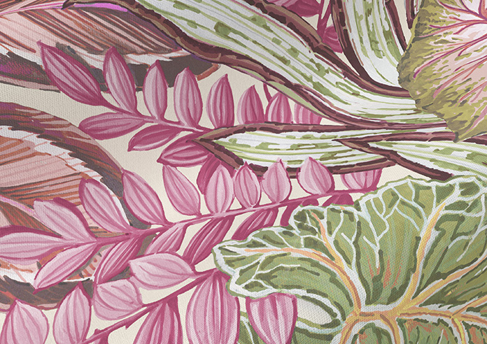 Canopy, Blood Orange - Roman Blind - Image 4